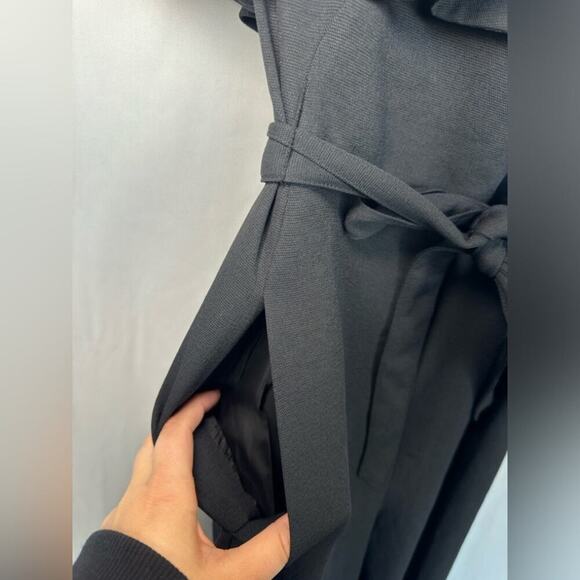 Artizia Babaton Black Flutter Strapless Ruffle Jumpsuit Size 0 - Picture 7 of 14